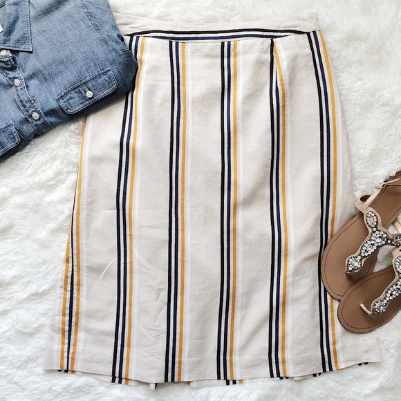 Who What Wear Dresses & Skirts - HP 9/6 WHO WHAT WEAR Striped Midi Skirt